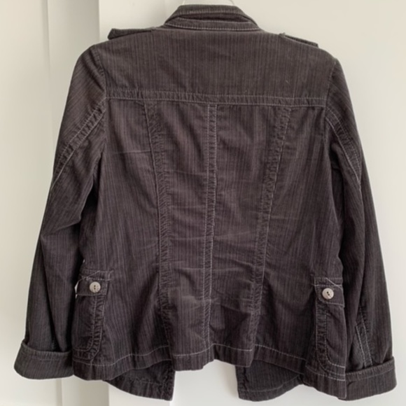 Olsen brown corduroy fitted jacket - Picture 2 of 2